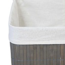 CESTO PLEGABLE BAMBU VONNE ORG118 38CM X 28CM X 16CM GRIS