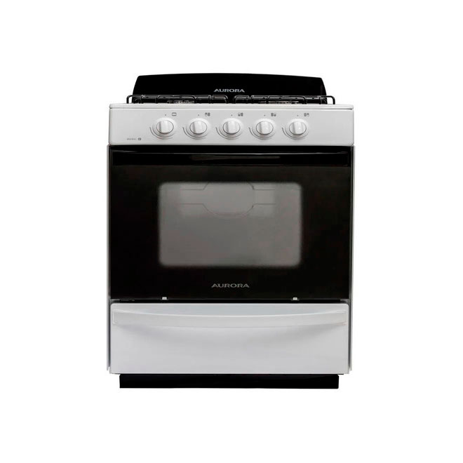 COCINA AURORA ARGENTA .4 MULTIGAS BLANCA 601400915