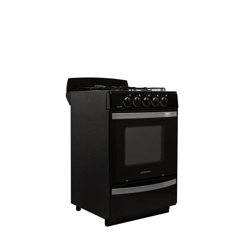 COCINA AURORA ARGENTA N.4 MULTIGAS NEGRA 601400918