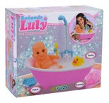Muñeca Bañando A Luly Ditoys C/bañadera Musical Con Luz