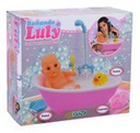 Muñeca Bañando A Luly Ditoys C/bañadera Musical Con Luz