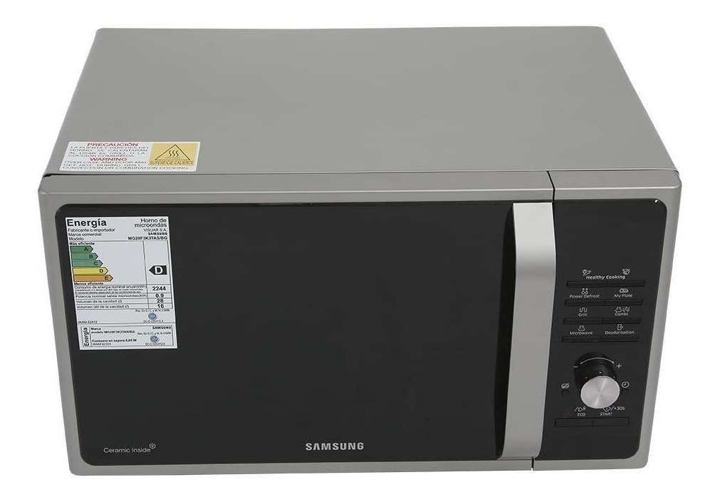 Microondas Grill 28l Samsung Mg28f3k3t