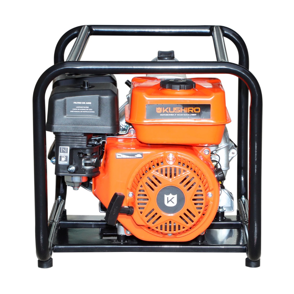 MOTOBOMBA 3" PARA AGUA SUCIA KUSHIRO K80T