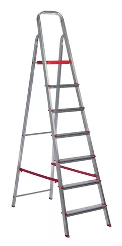ESCALERA LUSQTOFF DE ALUMINIO 7 GRADOS ESL21577
