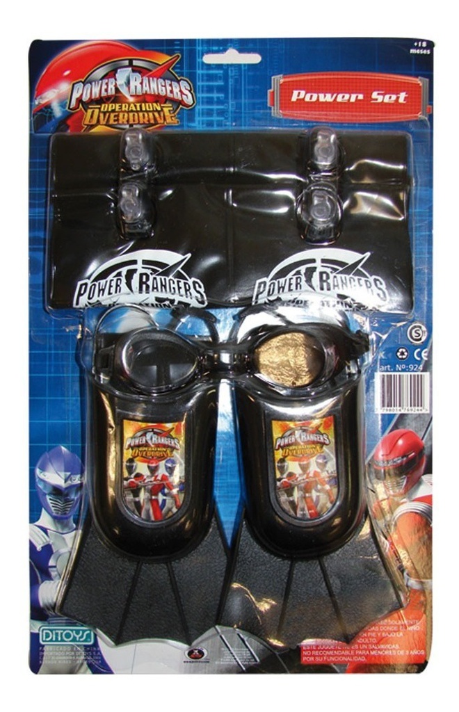 Set Infantil Ditoys Power Rangers Operation Overdrive