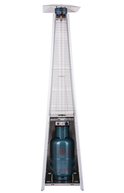 ESTUFA PREMIUM HOME PIRAMIDE EXTERIOR ACERO INOXIDABLE 526