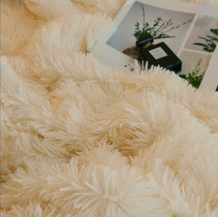 ACOLCHADO PV PLUSH KING 280X230 NATURAL 1045