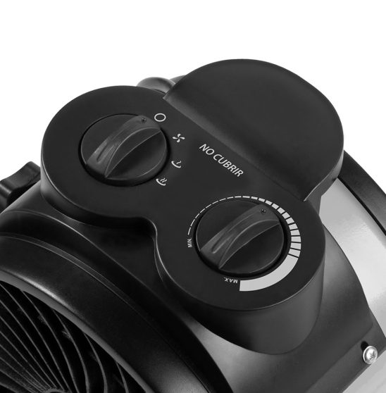 CALOVENTOR LILIANA "HEATCYCLONE" BLANCO/TIZA 1200/2400W CCCFI700G