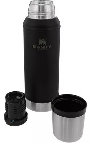 TERMO STANLEY 1L C/ MANIJA NEGRO