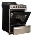Cocina Aurora Argenta Xle 4 A Gas/eléctrica Acero 220v