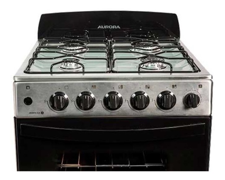 Cocina Aurora Argenta Xle 4 A Gas/eléctrica Acero 220v