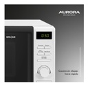 Microondas Aurora Rupha 20.2   Blanco 19l 220v