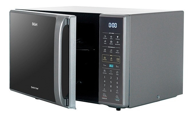 Microondas Grill Bgh Quick Chef B228ds20 Silver 28l 220v