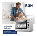 Horno Electrico Bgh 60lts Conveccion 2200w Bhe60s22 Digiya