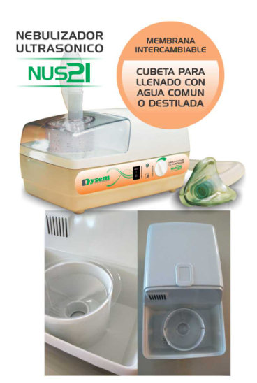 NEBULIZADOR ULTRASONICO DYSEM NUS21 C/SENSOR