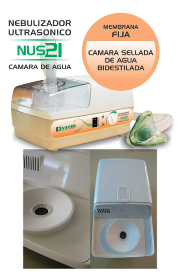 NEBULIZADOR ULTRASONICO NUS21 DYSEM CAMARA DE AGUA