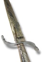 CUCHILLO PUÑAL  TODO ALPACA 25 CM