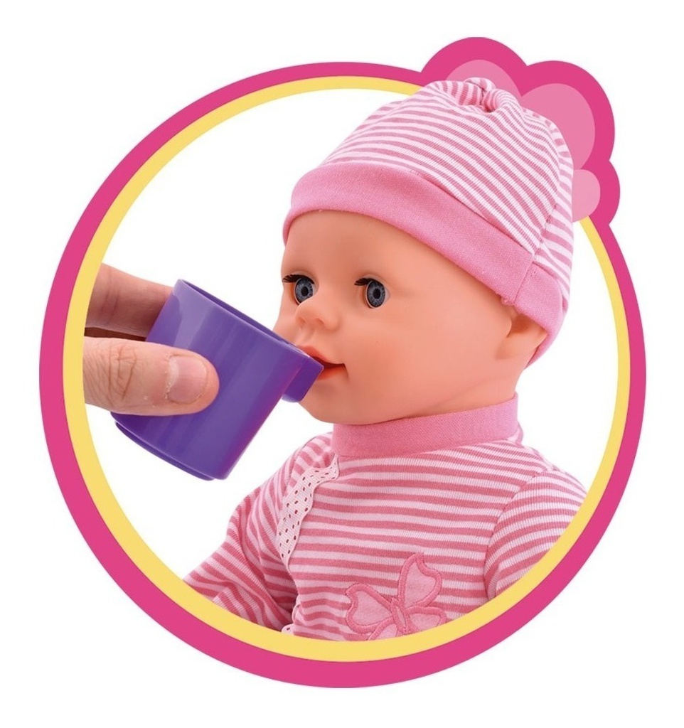 Muñeca Bebote Gaby Hora Comer Interactiva Habla Canta Ditoys