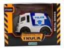 Camion Policia Ditoys Construction City Truck Metal Series
