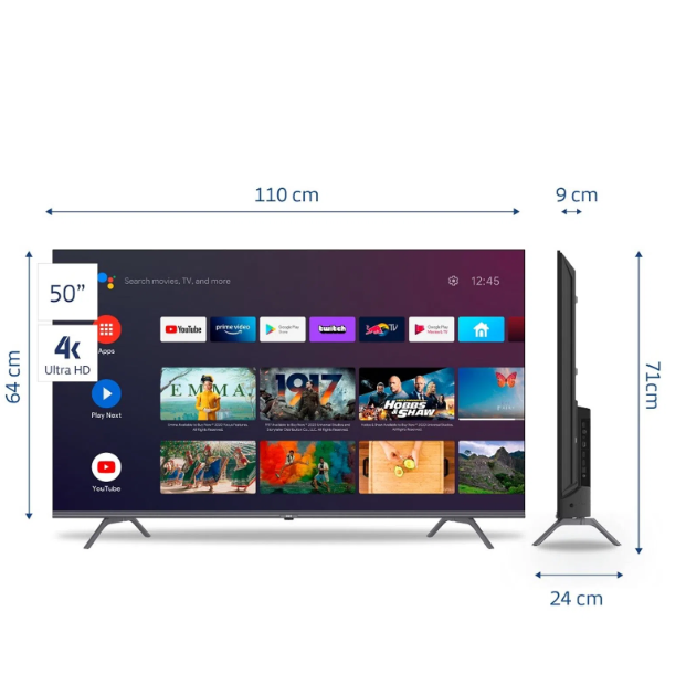 TV BGH 50" B5022US6A ANDROID UHD 4K PNE040263
