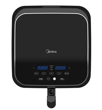 FREIDORA MIDEA  AF-D155BAR1 SIN ACEITE CONTROL DIGITAL NEGRA