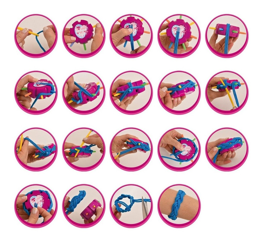 Set Para Hacer Pulseras Colorful Bracelet Princesas Ditoys