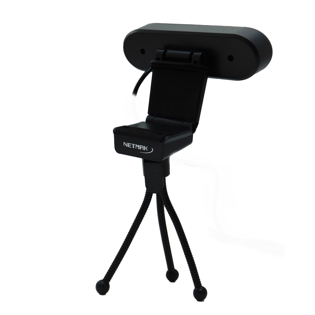 CAMARA WEB NETMAK NM-WEBO2 C/MICROFONO+ TRIPODE