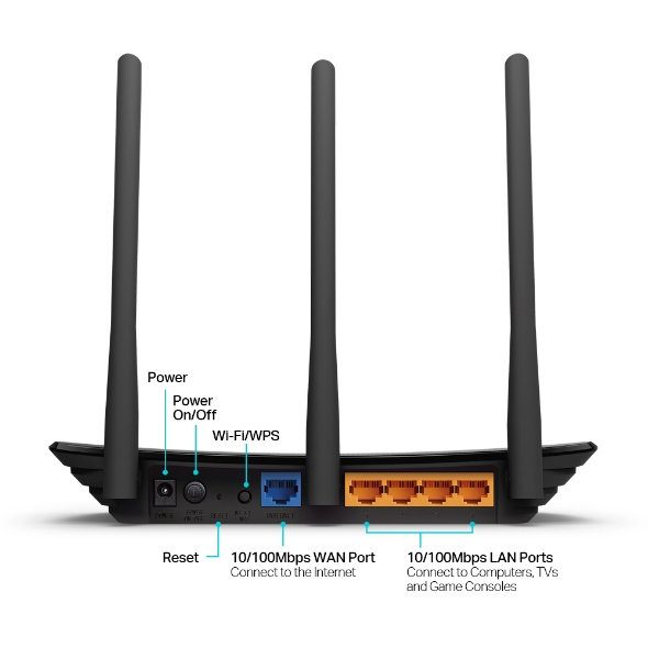 ROUTER INALAMBRICO TL-WR940N ROU WI 450MBPS N3