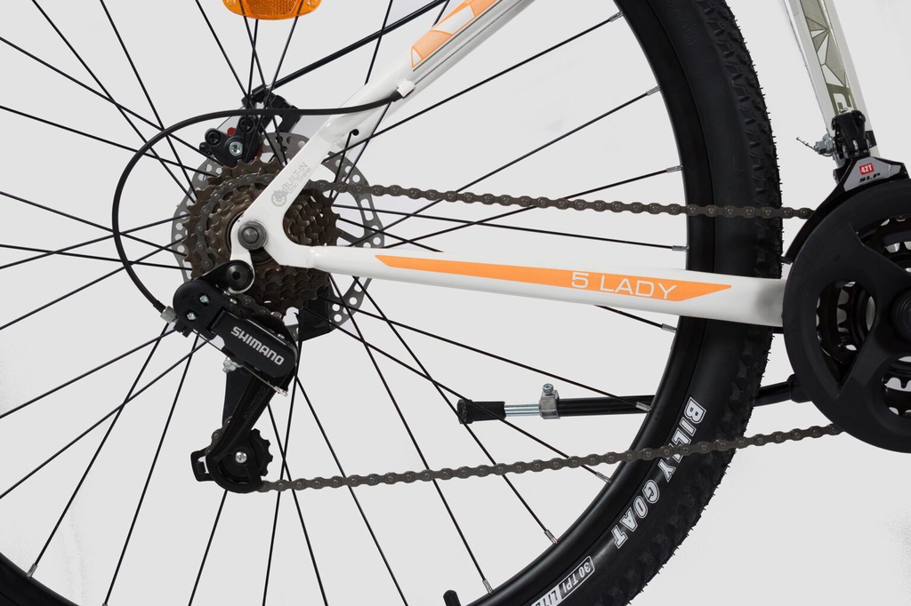BICICLETA MTB SLP 5PRO R29 LADY T18 0016300 BLANCO-NARANJA-DORADO