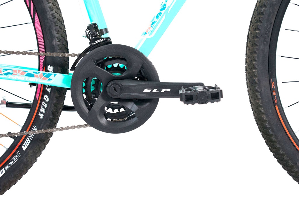 BICICLETA MTB SLP ALUMINIO 25PRO R29 LADY T18 0016406 VER-BCO-NARANJ