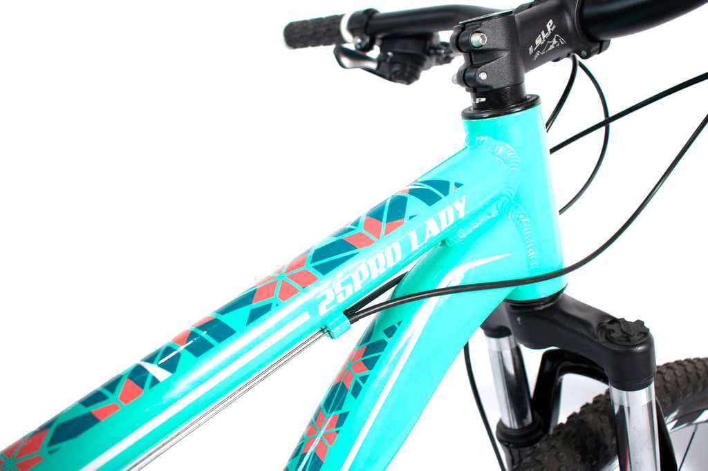 BICICLETA MTB SLP ALUMINIO 25PRO R29 LADY T18 0016406 VER-BCO-NARANJ