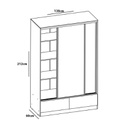 PLACARD ORLANDI PREMIUM CORRED.1,38 2PTAS/ 2CAJ WENGUE 3131