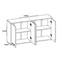 ALACENA ORLANDI 617 PREMIUN BLANCA 1.20M