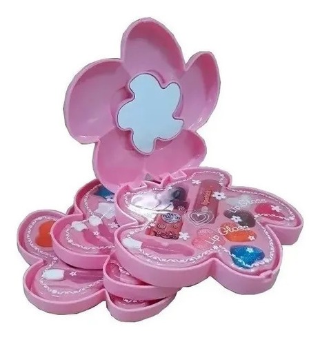 Set Maquillaje Desplegable Flor Poppi