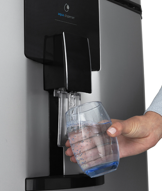 HELADERA DREAN C/DISPENSER HDR400F11S CICLICA 396L GRIS