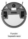 Aspiradora Robot Daewoo Delta Aspira Trapeador Seco 350ml 