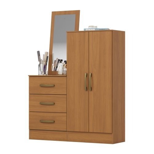 COMODA HENN B700-214 2 PUERTAS CON ESPEJO CINAMOMO
