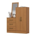 COMODA HENN B700-214 2 PUERTAS CON ESPEJO CINAMOMO