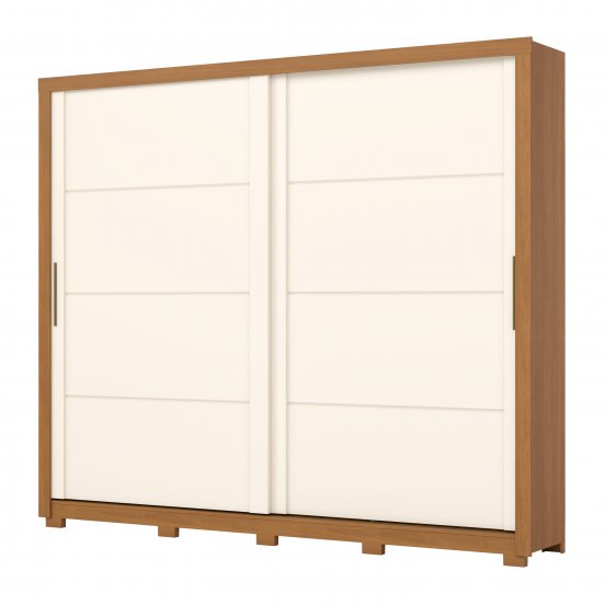 ROPERO HENN PALACE D237-221 2 PUERTAS CORREDIZAS CINAMOMO/OFF WHITE