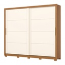 ROPERO HENN PALACE D237-221 2 PUERTAS CORREDIZAS CINAMOMO/OFF WHITE
