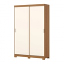 ROPERO HENN LUCCA D348-226 2 PUERTAS CORREDIZAS CINAMOMO/OFF WHITE/AVELA