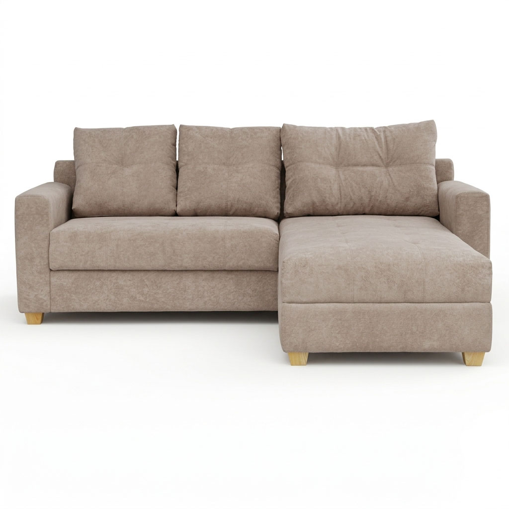 SOFA ESQUINERO MANHATTAN 2.25 MTS BOUCLE FINO VISON
