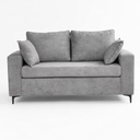 SOFA SONGA 1.80 MTS BOUCLE FINO GRAFITO 