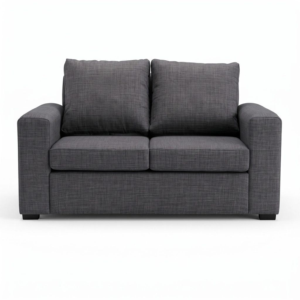 SOFA FIDEL 2 CUERPOS 160x85 LINO GRAFITO