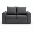SOFA FIDEL 2 CUERPOS 160x85 LINO GRAFITO