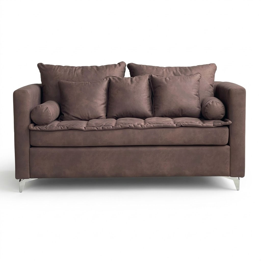SOFA BARCELONA 195X100 CUEROTEX G3 CHOCOLATE