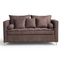 SOFA BARCELONA 195X100 CUEROTEX G3 CHOCOLATE