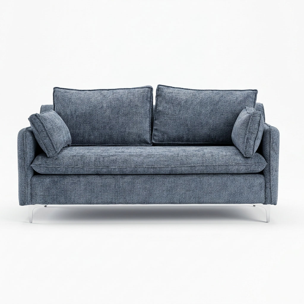 SOFA FENIX 170x90 TELA MODERNA GRIS