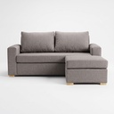 SOFA ESQUINERO REVERSIBLE 2MTS LINO BEIGE                                                                                   