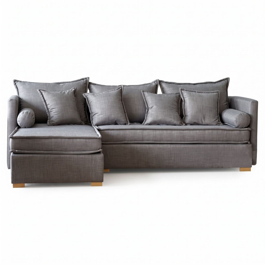 SOFA ESQUINERO OAISSE 2.68 MTS JACKSON GRIS